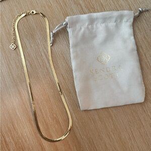 Kendra Scott Silver and Gold Necklace